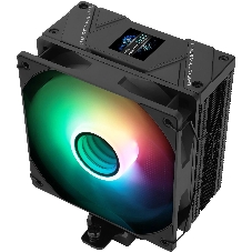 Устройство охлаждения(кулер) Thermalright Assassin Spirit 120 Vision ARGb Soc-AM5/AM4/1200/1700/1851 черный 4-pin 27dB Al+Cu LCD Ret (AS120-VISION-BL-ARGb)