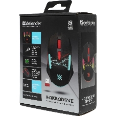 Мышь беспроводная Defender Horrodine GM-237 черный, 3200 dpi, радиоканал, USB, кнопки - 6