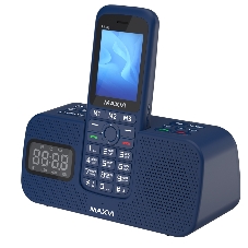 Мобильный телефон Maxvi RT-03 + док-станция, синий