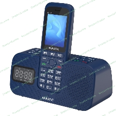 Мобильный телефон Maxvi RT-03 + док-станция, синий