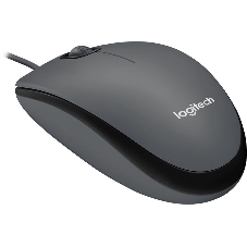 Мышь проводная Logitech M90 черный/серый, 1000 dpi, USB, кнопки - 3
