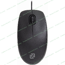 Мышь проводная Oklick 195M черный, 800 dpi, USB, кнопки - 3