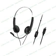 Гарнитура Genius HS-220U черный, проводная