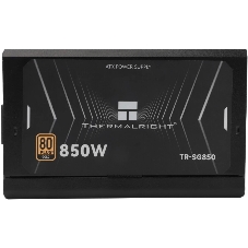 Блок питания Thermalright 850W 80+ Gold (ATX, 3.1, PCIe 5.1, Full modular, 1x24(20+4)pin 600мм, 2xCPU 8(4+4)pin 650мм, 2xPCIe*2 8(6+2)pin 650+150мм, 1x12VHPWR PCIe 5.1 12+4pin 600мм, 2xSATA*4 450+150+150+150мм, 1xMOLEX4pin*3 500+150+150мм, Active, 120x120мм, 150x140x86mm, APFC,)
