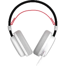 Гарнитура Marvo HG9069W Monka Echo белый, беспроводная + проводная, радиоканал, до 10 ч, подсветка, совместимость с PS5, Xbox