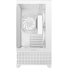 Компьютерный корпус Deepcool CG380 3F WH без БП, боковое окно (панорама), 3x120мм ARGB PWM вентилятора, белый, mATX