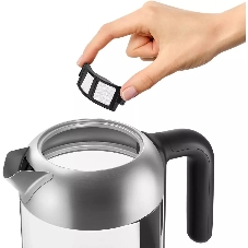 Чайник электрический Philips HD9339/80 1.7 л, 2200 Вт, прозрачный (корпус: стекло)