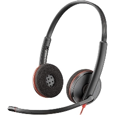 Гарнитура Plantronics Blackwire 3225 чёрный, проводная, USB/3.5 мм