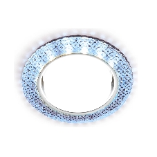 Встраиваемый точечный светильник G296 CL/CLD хром/прозрачный GX53+3W(LED COLD) Встраиваемый точечный светильник G296 CL/CLD хром/прозрачный GX53+3W(LED COLD)