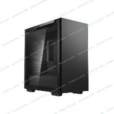 Компьютерный корпус Deepcool MACUBE 110 BK без БП, боковое окно (закаленное стекло), черный, mATX