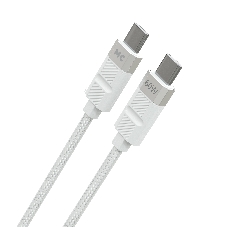 Дата-кабель MORE CHOICE (4620202555007) K87aa 2м USB 3.0A PD60W для Type-C Type-C- 2м, белый