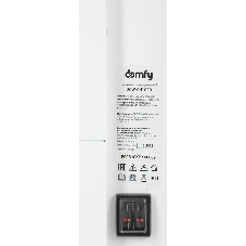 Конвектор электрический Domfy DCW-CH1020 белый, 2000 Вт, 30 м2, термостат