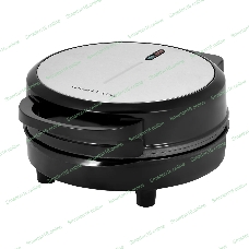 Вафельница Galaxy Line GL 2987, черный с серебристым, с несъемными пластинами, 1200 Вт