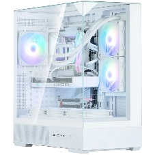 Компьютерный корпус ZALMAN P40 Prism, ATX, белый, WINDOW, 2x3.5