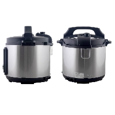 Мультиварка-скороварка Endever Vita-141 черный/стальной, 6.0 л, 1300 Вт, механическое, 18 программ