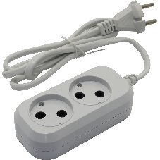 Сетевой удлинитель Buro BU-PSL2.1/W 1.5 м (2 розетки) белый (пакет ПЭ)