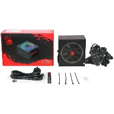 Блок питания Bloody BD-PS700W, 700Вт, 80 PLUS белый, 120мм, черный