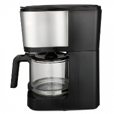 Кофеварка капельная BQ CM2007 стальной/черный, исп. кофе - молотый, 1.25 л, 750 Вт