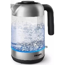 Чайник электрический Philips HD9339/80 1.7 л, 2200 Вт, прозрачный (корпус: стекло)