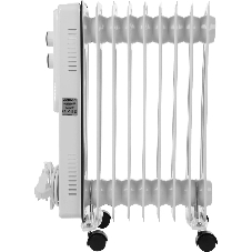 Масляный обогреватель Centek CT-6206 (9 секций), белый, 1000/1500/2000 Вт, 20 м2, 3 режима, термостат