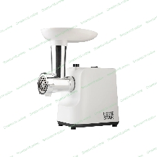 Мясорубка электрическая Homestar HS-2033 белый, 2000 Вт, 1.5 кг/мин, реверс, защита от перегрузки, насадки - 2