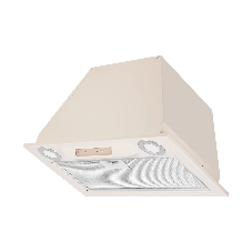 Вытяжка встраиваемая Kuppersberg INLINEA 52 Beige, ширина 52 см, отвод/рециркуляция, 850 м3/час, электронное сенсорное управление, таймер, пульт ДУ, 3 скорости, светодиодное освещение 2х3,5 Вт, металлический жироулавливающий фильтр, угольный фильтр С6С (опция), 42 дБ, кремовый