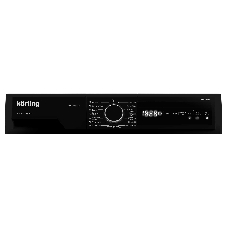 Стиральная машина Korting KWM 42LS1267 N черная, загрузка фронтальная 6кг, 1200 об/мин., класс: A+++