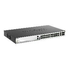 Коммутатор D-Link DMS-3130-30TS/A1A, 24×2,5 Гбит/с + 2×10 Гбит/с + 4×25 Гбит/с SFP28, управляемый