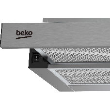 Вытяжка телескопическая Beko BHNT613R4CX серебристый, 60 см, 320 куб. м/ч, 61 дБ