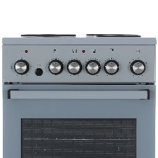 Плита электрическая DeLuxe 5004.16э-012 серый, конфорок 4 шт, духовка 46 л, 50 см x 85 см x 50 см