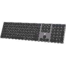 Клавиатура Oklick K867W беспроводная, Bluetooth, радиоканал, серый