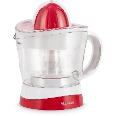 Соковыжималка Maxwell MW-1109(W) белый/красный, цитрусовая, 25 Вт, 700 мл, механическое