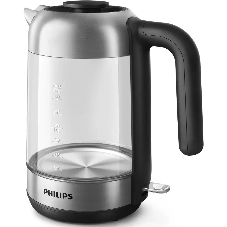 Чайник электрический Philips HD9339/80 1.7 л, 2200 Вт, прозрачный (корпус: стекло)