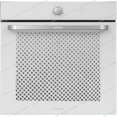 Электрическая духовка Gorenje BOS67371SYW 60 см, 77 л, Коллекция: Simplicity, Очистка паром AquaClean, 12 режимов, белый