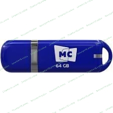 Флешка USB MORE CHOICE МФБ64 Blue (4620202558954), 64GB, USB 3.0, R/W 25/15, синий