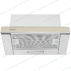 Вытяжка телескопическая Elikor Интегра Glass 45Н-400-В2Д бежевый/серебристый, 45 см, 400 куб. м/ч, 55 дБ