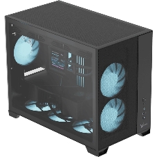 Корпус Formula Air Mesh G6 Plus AR Black, Mini-Tower, чёрный, 3 x 120 мм