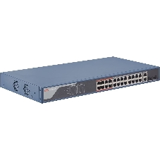 Коммутатор Hikvision DS-3E1326P-EI, 24×100 Мбит/с PoE+ + 2×1 Гбит/с Combo, управляемый
