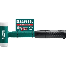 Молоток KRAFTOOL DEAD BLOW 450 г 30 мм безинерционный с бойками из полиамида