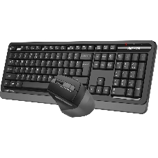 Комплект клавиатура+мышь A4Tech FStyler FG1035 беспроводной, USB, 2000 DPI, чёрный/серый