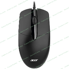Мышь проводная Acer OMW300 черный, 1200 dpi, USB, кнопки - 3