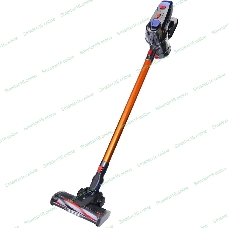 Пылесос вертикальный BQ VC1002H серый/золотой, питание от аккумулятора, 45 Вт, уборка сухая, пылесборник 0.7 л, работа от АКБ max 35 мин