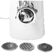 Мясорубка электрическая Starwind SMG3120 белый, 1500 Вт, 2.0 кг/мин, реверс, защита от перегрузки, насадки - 5