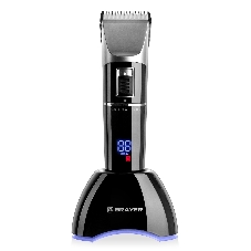 Машинка для стрижки BRAYER BR3402, LED-дисплей, 4 насад, турбо, титан. покр, регу. высоты лезвий