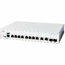 Коммутатор Cisco C1300-8T-E-2G, 8×1 Гбит/с + 2×1 Гбит/с Combo (RJ45/SFP), управляемый