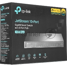 Коммутатор TP-Link TL-SG2210P, 8×1 Гбит/с PoE+ + 2×1 Гбит/с SFP, управляемый