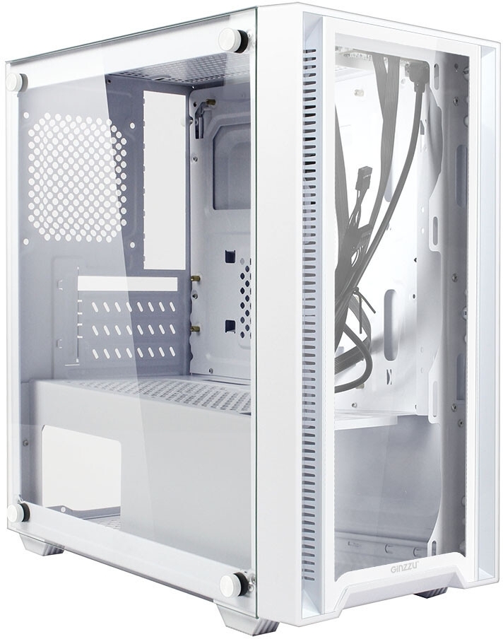 Компьютерный корпус Ginzzu CL520 белый mATX