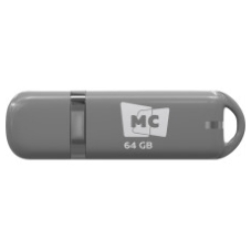 Флешка USB MORE CHOICE МФБ64 Grey (4620202558930), 64GB, USB 3.0, R/W 25/15, серый