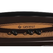 Вытяжка каминная Gefest ВВ 2 К17 коричневый/золотистый, 50 см, 180 куб. м/ч, 64 дБ