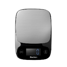 Весы кухонные Blackton Bt KS112 черный, тип управления: сенсорное, дисплей LCD, количество высокочувствительных датчиков: 1, выбор единиц измерения: грамм, килограмм, фунт:унция, миллилитр (молоко, вода), жидкая унция, унция, интервал измерения: 1 г, максимальный вес: 10 кг, функция вычета веса тары, индикация перегрузки, индикатор замены батарейки, автоматическое и ручное отключение, автообнуление, материал корпуса: пластик, металл, нескользящие ножки, источник питания: 2 x AAA, номинальное напряжение: 3 В